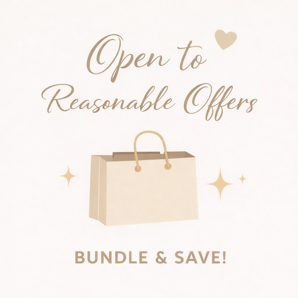 Neutral Beige Shopping Graphic - Open to Offers